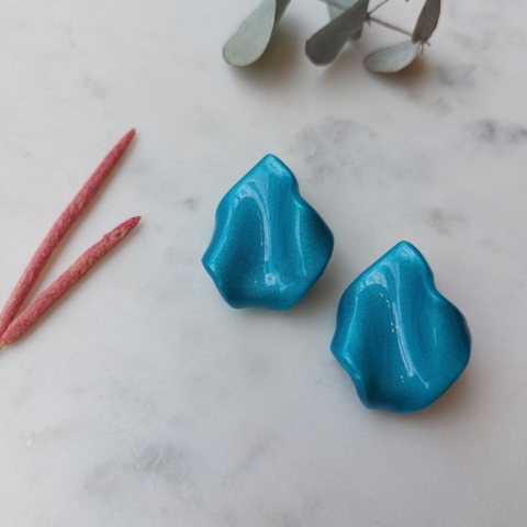 Σκουλαρίκια Waves small