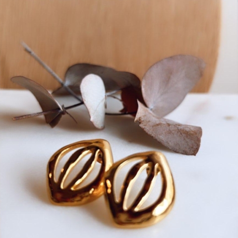 Σκουλαρίκια Leaf